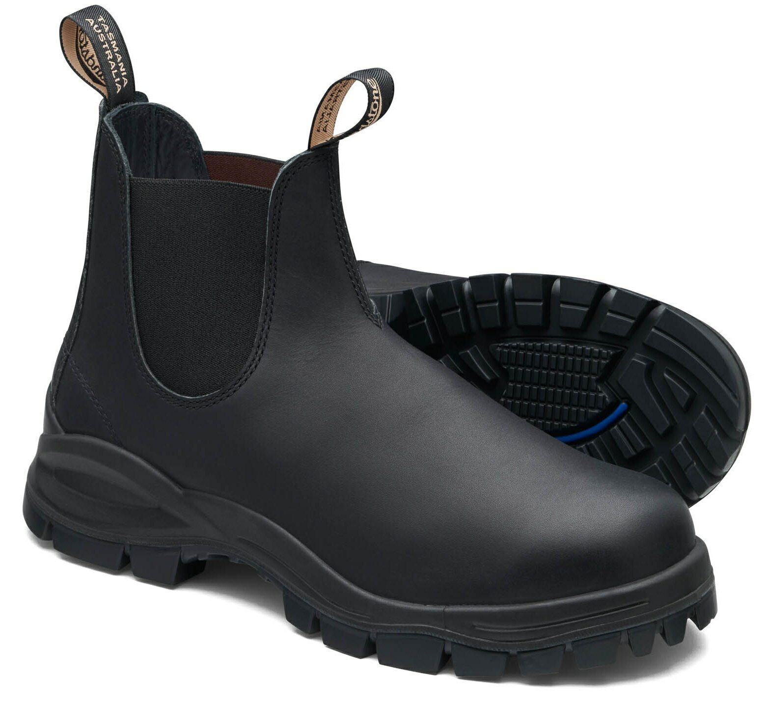 Blundstone（ブランドストーン） 2240ブラック 黒 LUG BOOT 合成ラバー ソール サイドゴアブーツ メンズ レディース ユニセックス 22.5～28.5 レザー 革 革靴 ゴム ゴム底 靴 シューズ ワークブーツ ブーツ