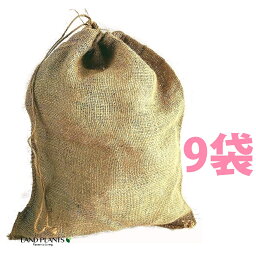 麻土嚢袋（土のう袋） 9枚 大 600×1000mm ドンゴロス ドンゴロス袋 収穫袋 収穫ぶくろ 麻袋 麻ぶくろ 麻土のう袋 土嚢 どのう 日本マタイ