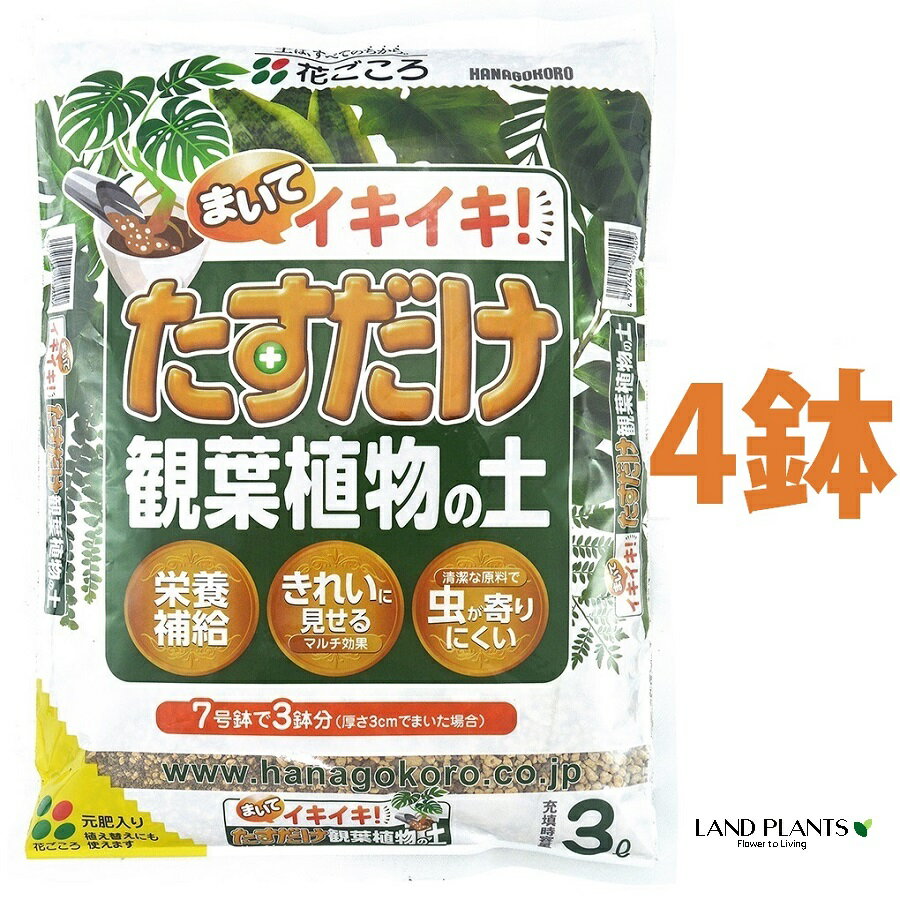 たすだけ観葉植物の土 3L （4袋）