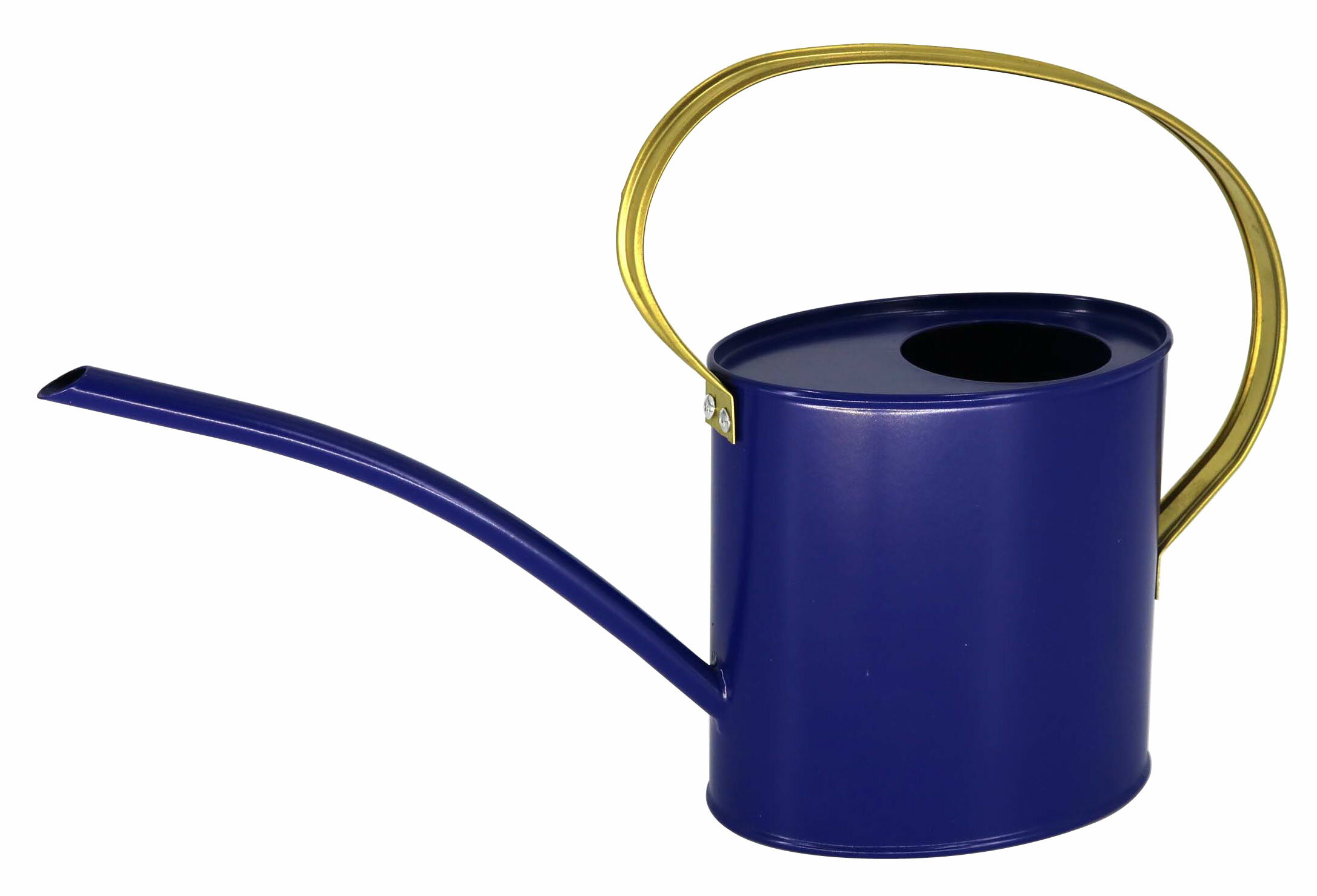 ジョウロ 1.8L （ブルー） ゴールド持ち手 ジョーロ 水差し みずさし 水さし ハスロ 散水ノズル ノズル..