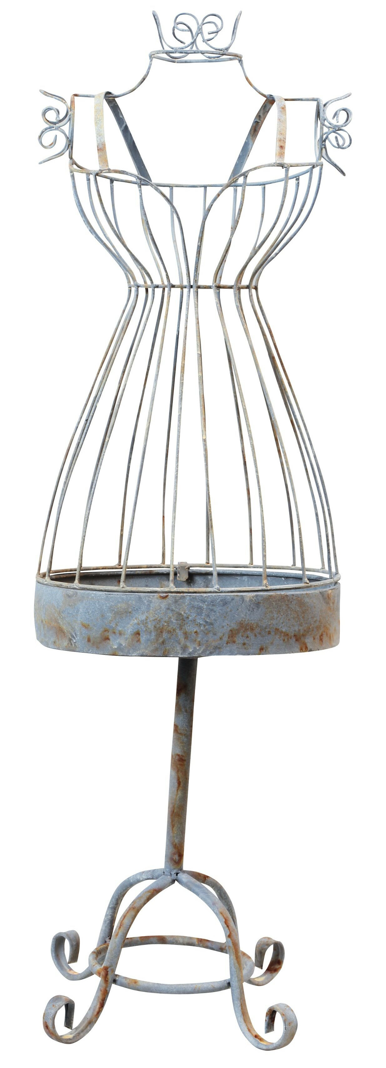 フラワースタンド （トルソー） 86472 茶 ブラウン マネキン プランタースタンド プランター台 花台 鉢棚 花棚 プランターラック ガーデンラック 菜園 花 屋外 室外 園芸 造園 庭 ガーデニング ガーデン