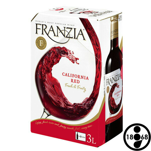 フランジア 赤 ワインタップ 3L カリフォルニアワイン バックインボックス ハウスワイン メルシャン