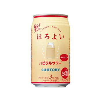 ほろよい ハピクルサワー 350ml缶 24本 ケース販売 サントリー チューハイ alc3%