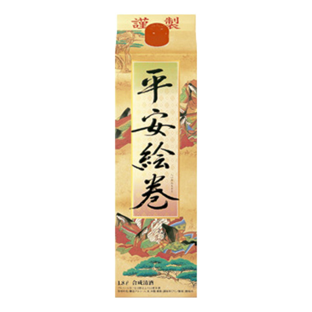 宝酒造 合成酒 平安絵巻 パック 1800ml 1.8L×12本