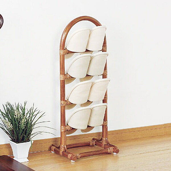 籐家具 ラタン スリッパ ラック R403H