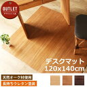 【アウトレット】ウッドカーペット デスクカーペット デスクマット 120×140cm フローリングカーペット アジアン家具 アジアン雑貨 子供..