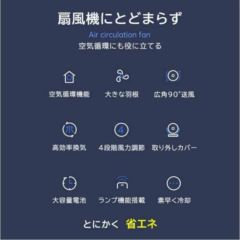 扇風機 サーキュレーター コードレス 扇風機 静音 サーキュレーター壁掛け 扇風機 ...