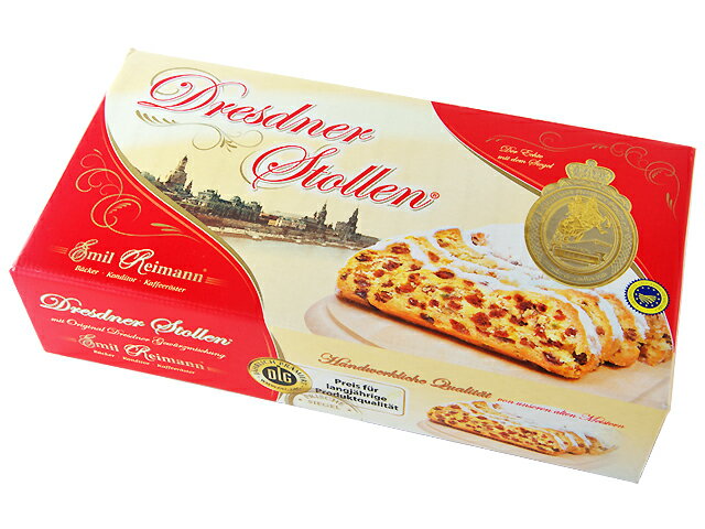 【クリスマス◆数量限定◆送料無料】エミールライマン ドレスデン・シュトレン(赤色化粧箱入り)750gクリスマス Emil Reimann シュトーレン シュトレ...