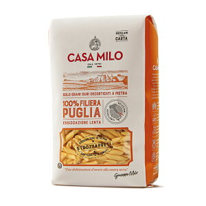 カーサミロ ストロッツァプレーティ 500gCASA MILO Strozzapreti macaroni マカロニ ショートパスタ パスタ