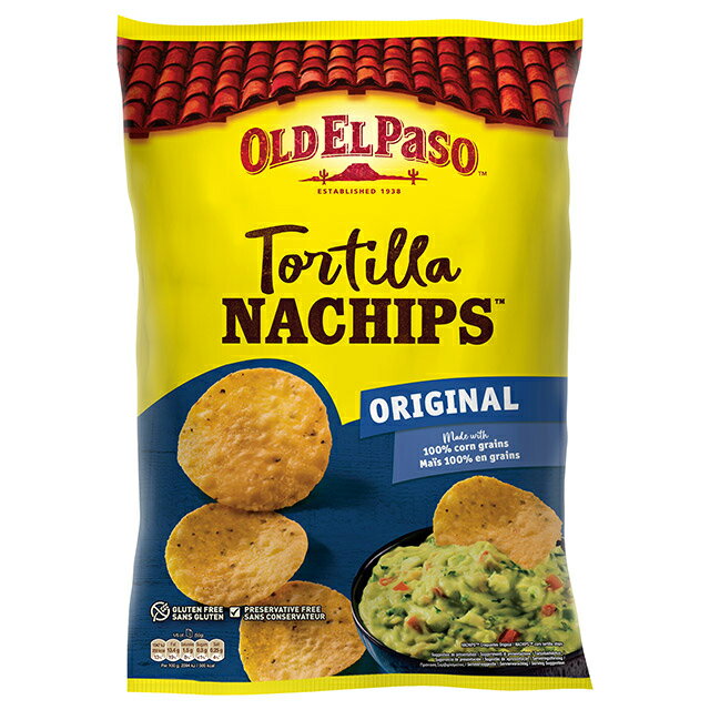 【OLD ELPASO】（オールド・エルパソ） タコソースやハラペーニョ、サルサソースなど、本場メキシコの味を日本に届けてくれる貴重なメーカーです。シンプルでありながら素材の味が強く出た、メキシカンの流儀をしっかり伝承したアイテムが揃っています。 コーンチップスに、塩のみで味付けをした香ばしいチップスです。一般的なポテトチップスなどと比べ厚みがあるので、ばりっとした食感とコーンの風味をしっかり楽しめ、ディップをしてもバランスよくお召し上がりいただけます。ナチョスや、砕いてサラダなどのトッピングとしても。そのまま食べてもシンプルな味わいでおいしいです。名称コーンチップス原産国スペイン原材料とうもろこし粉（遺伝子組み換えでない）、植物油、食塩内容量200g保存方法高温多湿、直射日光を避けて保存してください。賞味期限商品に記載輸入元Wismettacフーズ株式会社配送方法常温発送[ 配送・送料についてはこちら ]