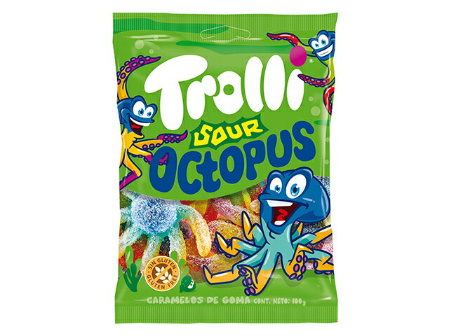 トローリ　サワーオクトパス　100g│グミ│カラフルグミ │Trolli │