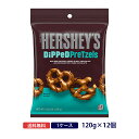 【送料無料◆ケース販売】ハーシー ディップドプレッツェル ミルクチョコ 120g×12個 1ケース HERSHEY HERSHEY'S チョコレート プレッツェ...