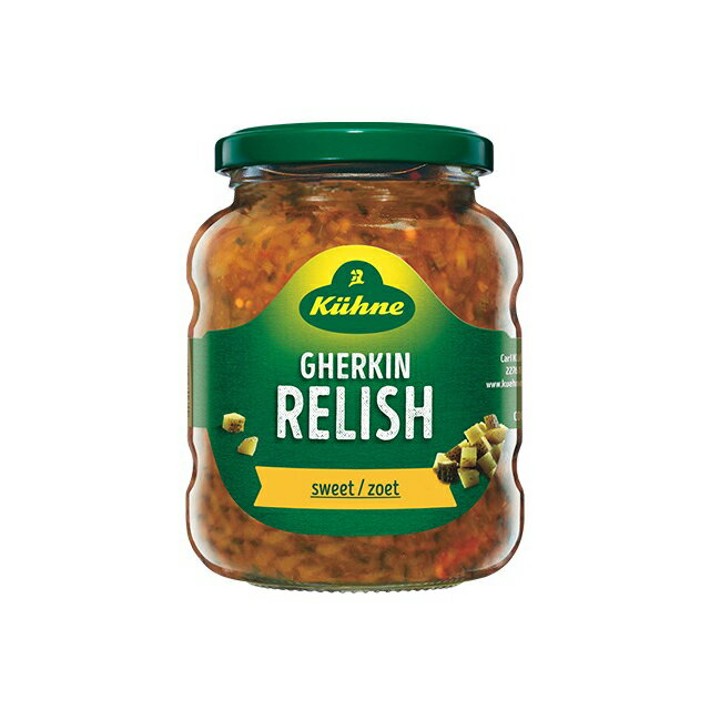 キューネ レリッシュスイート 370ml（内容量 350g）ピクルス ホットドック タルタルソース