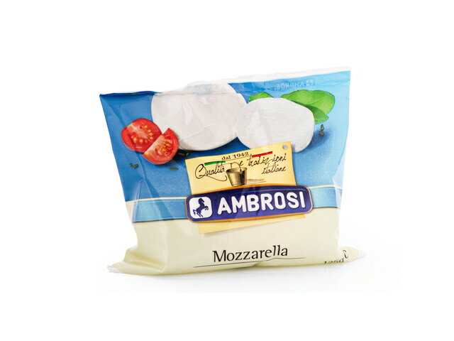 チーズ アンブロージ モッツァレラ バッカ 125g《空輸品》モッツアレラチーズ フレッシュ モッツァレラ モザレラ とろけるチーズ カプレーゼ　冷蔵便