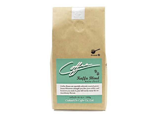 コクテール堂 カッファブレンド コーヒー粉 200g