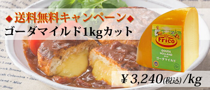 【送料無料】オランダフリコワックスゴーダマイルド約1kg不定貫1kgあたり通常税抜3,000円チーズ|ゴーダ|卸価格