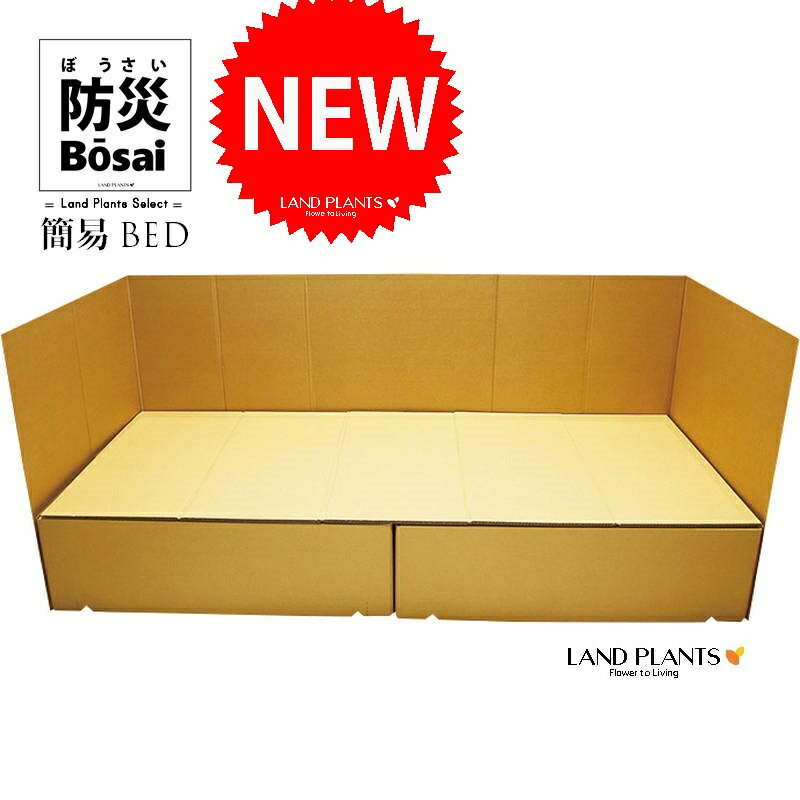 【防災セット】 MOSHISONA×段トコ・プライバシーベッド （段ボール 組立て型） 18080 突然の非常時に 簡易ベッド ベット 段ボールベッド 被災用ベッド
