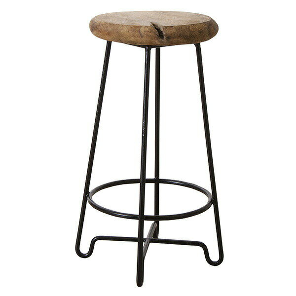 ハイスツール ブラウン