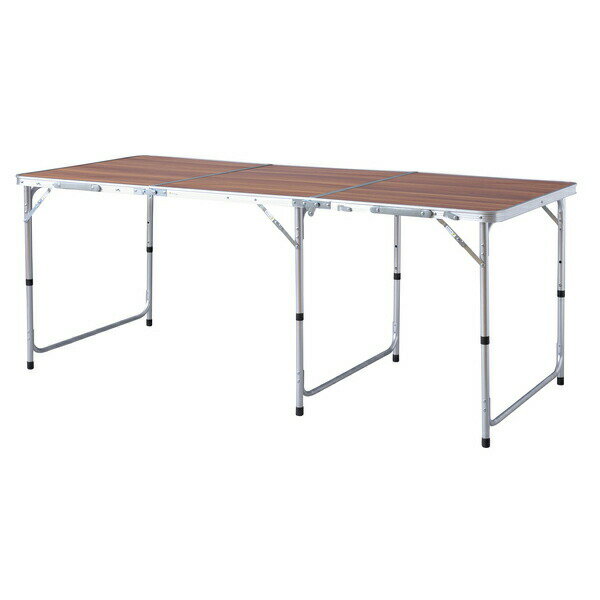 フォールディングテーブル ワイド D80 ブラウン