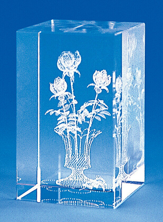 レザーアート（The vase with roses） 18025