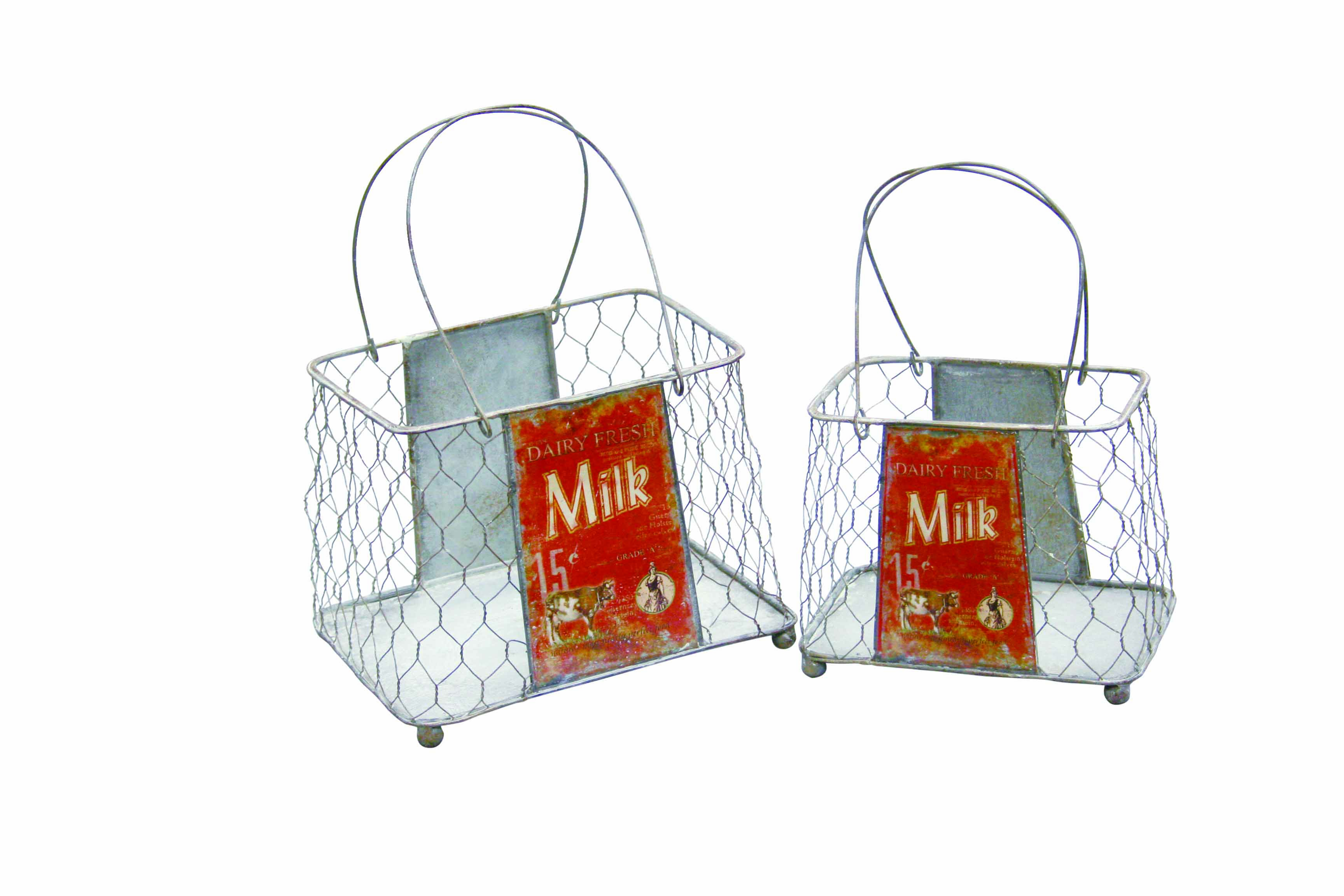 ガーデンバスケット（大・小） ※2個セット 82247