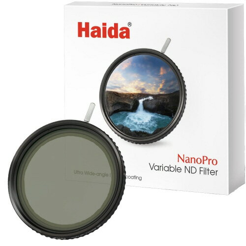 Haida ナノプロ バリアブル NDフィルター 82mmハイダ フィルター 可変ND nd 12-400ND