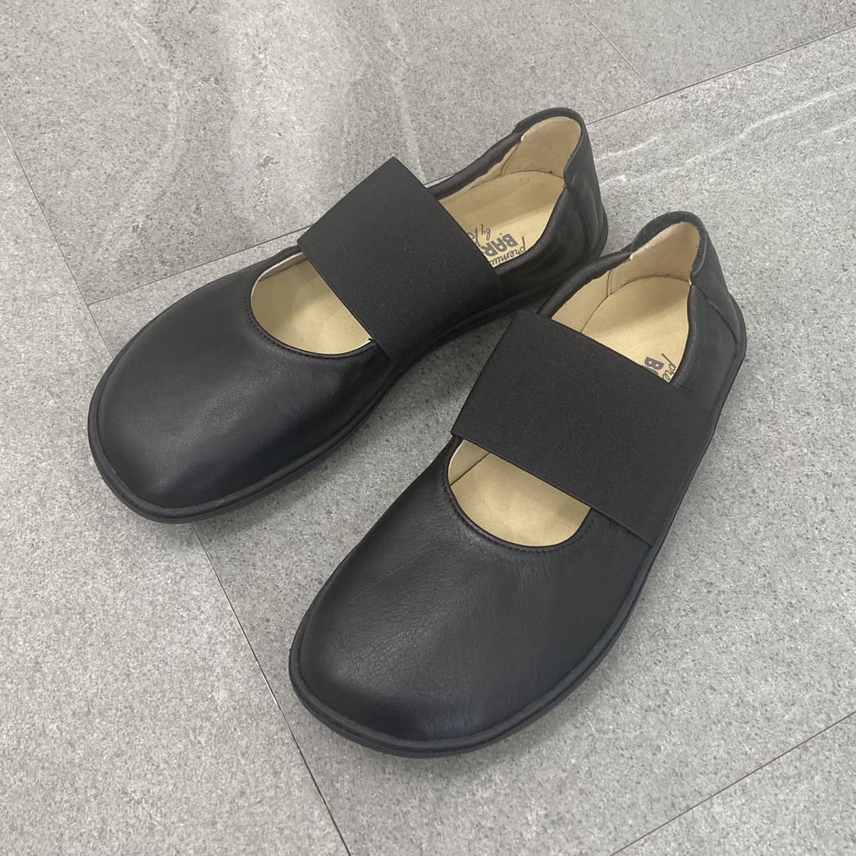 【10%OFF】【Premium BARE FOOT by Rock Spring】WIDE ELASTIC STRAP SHOES ワイドエラスティックスト..