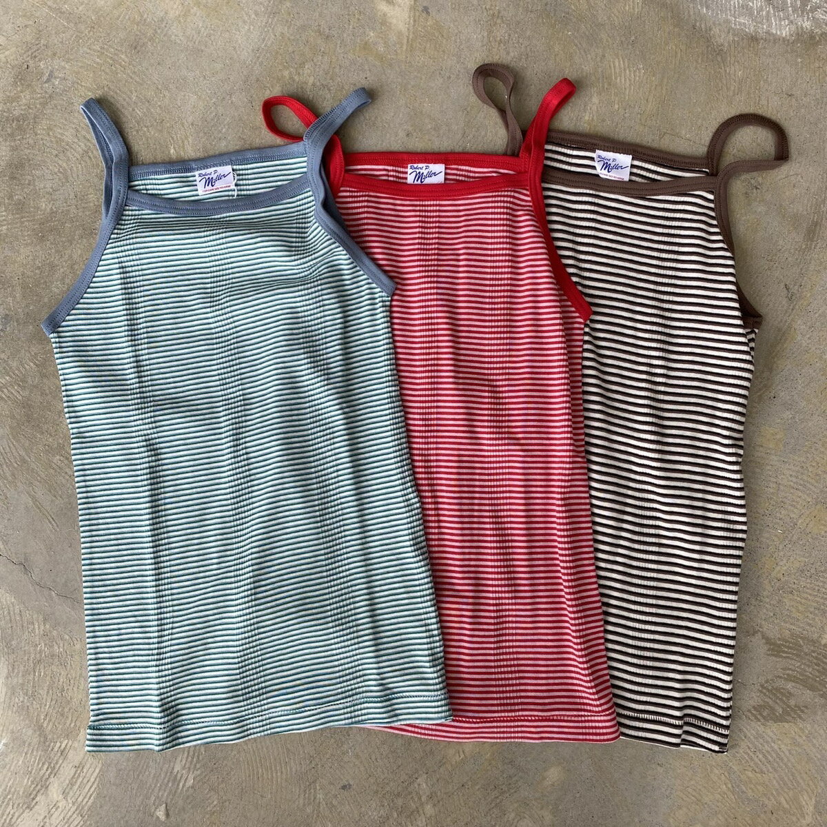 ★ポイント2倍★【Robert P.miller】Panel-rib Camisole パネルリブキャミソール ロバート ピー・ミラー