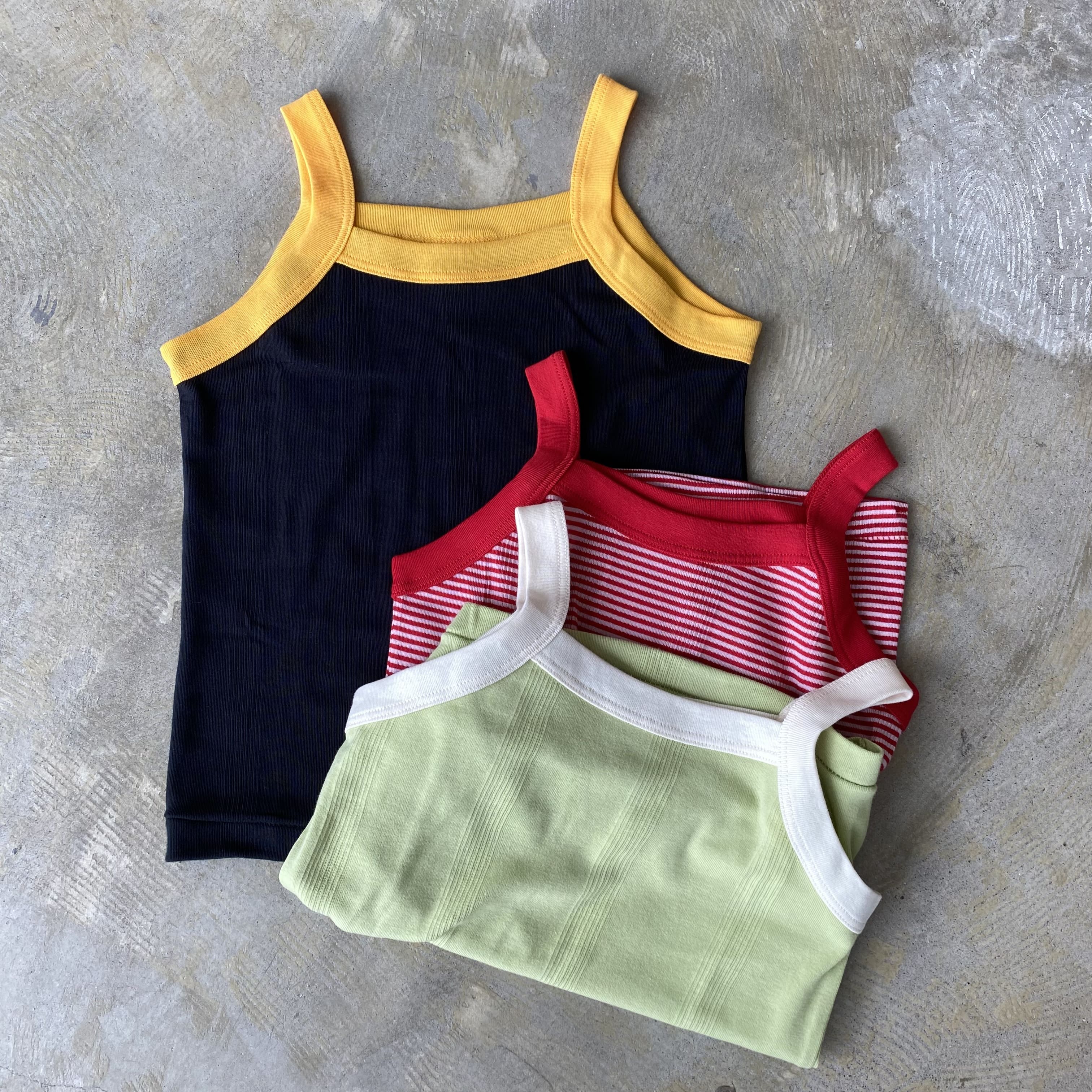 ★ポイント2倍★【Robert P.Miller】Panel-rib Cropped Tanktop ロバート・ピー・ミラー パネルリブクロ..