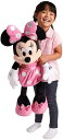 Disney ディズニー Minnie Mouse Plush ミニーマウス 大きい ぬいぐるみ ピンク 27インチ 2018 並行輸入品