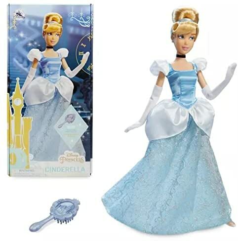 ディズニー (Disney) シンデレラ クラシックドール 2021 アクセサリーのヘアブラシ付き [並行輸入品] Cinderella Classic Doll – 11 1/2''