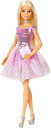 Barbie(バービー) ハッピーバースデードール ブロンド キラキラのピンクパーティドレス プレゼント付き 3〜7歳向けギフト