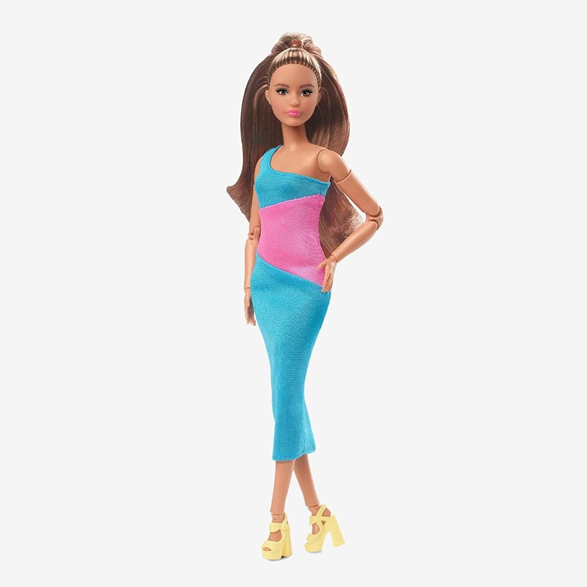 バービー シグネイチャー ルックス ペチット 低身長 ブラウン ヘア ドール 人形 Barbie Looks Doll with Brown Hair 15 並行輸入品