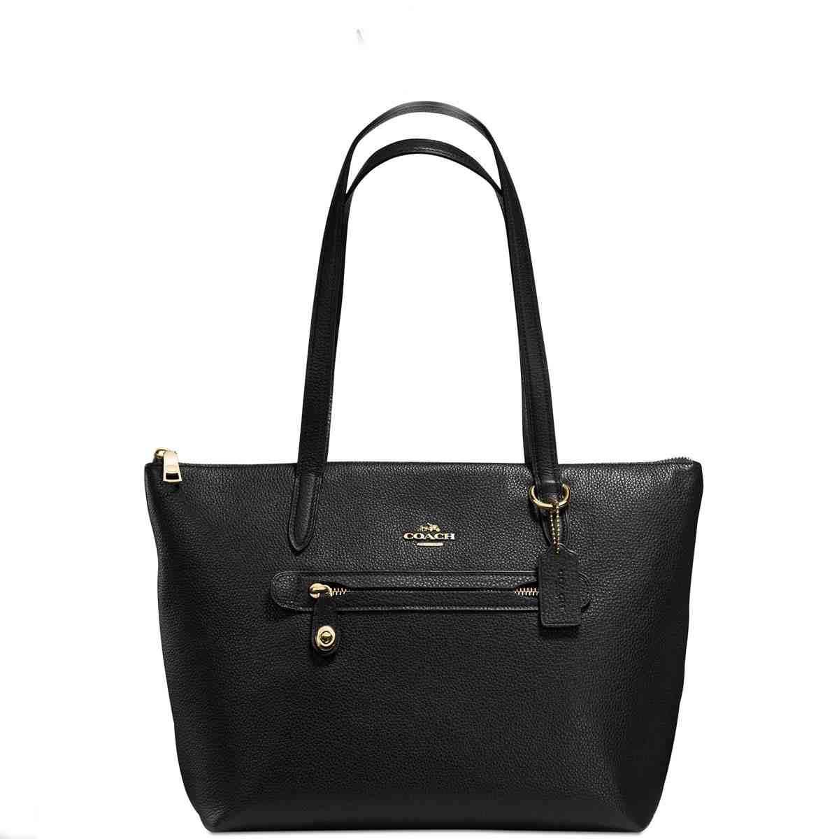 コーチ トートバッグ 黒 レザー a4 レディース バッグ カバン アウトレット Coach