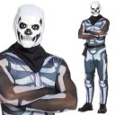 フォートナイト コスプレ スカル トルーパー 大人用 コスチューム 服 グッズ スキン 公式 Fortnite