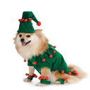 楽天LAngelinaクリスマス エルフ コスプレ ペット 犬 衣装 コスチューム 仮装 服 Christmas