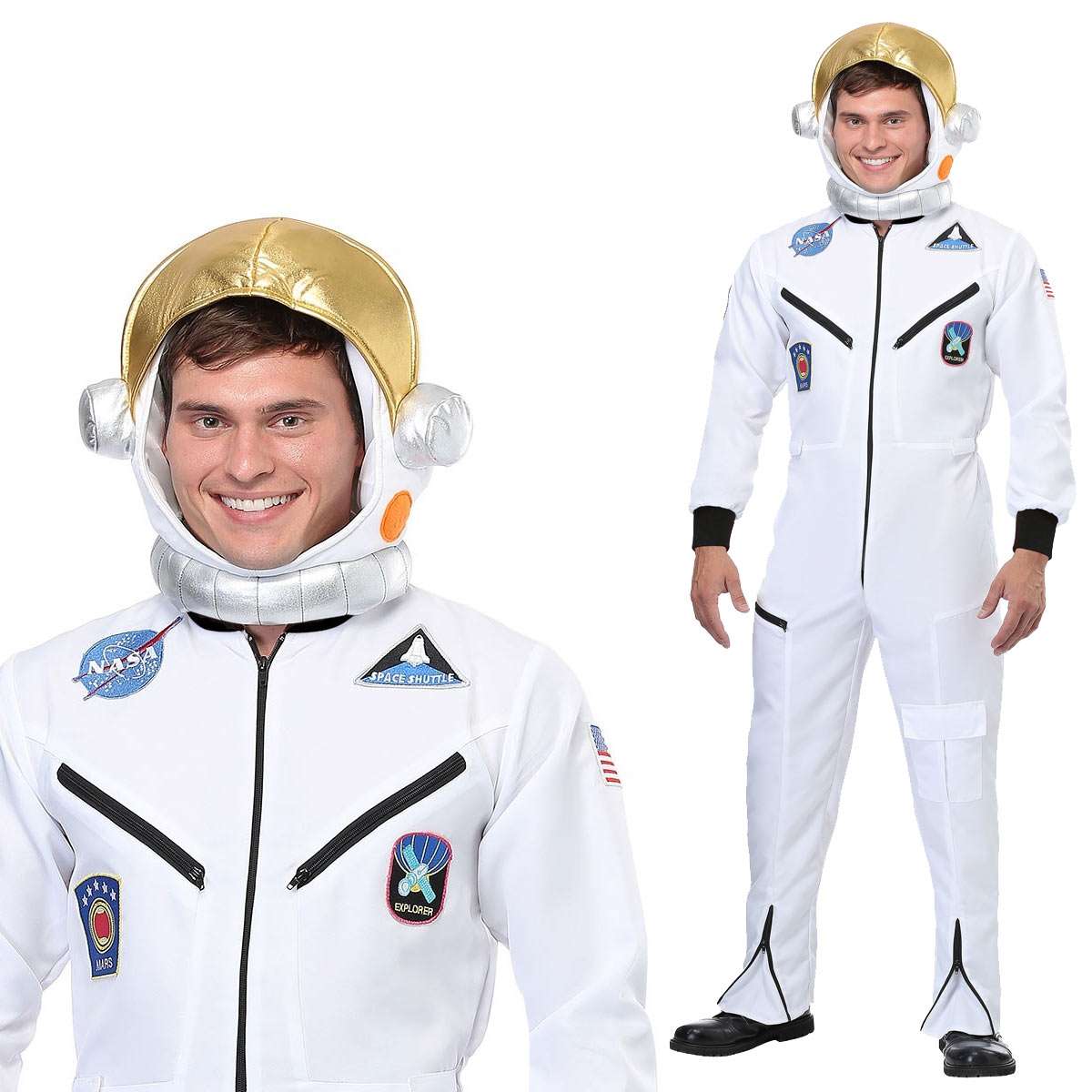 宇宙飛行士 NASA コスプレ 大人用 宇宙服 Halloween 衣装 ハロウィン 仮装 Astronaut