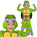 Teenage Mutant Ninja Turtlesミュータントタートルズ幼児用 ティーンエイジ ミュータント ニンジャ タートルズ ドナテルロ コスチューム謎の犯罪組織と戦う正義のミカタ！世界中で最も有名な愛されるカメたち4人組！小さなお子さまに、大好きなTMNTのキャラクター、ドナテーロになりきってハロウィーンを楽しんでもらおう！このコスチュームは、ストリートで活躍したり、夕食にピザを食べたりするのにぴったりです。商品名 幼児用 ティーンエイジ ミュータント ニンジャ タートルズ ドナテルロ コスチュームToddler Teenage Mutant Ninja Turtles Donatello Costume商品内容ジャンプスーツ、フォームシェル、フード、ベルト　※こちらの商品に靴は含まれません。 素材Polyester 商品詳細スポットクリーン、こちらの商品は公式ライセンスを取得しています。 ハリウッドのチャイニーズシアターに手形と名前が残るカメたち1984年に誕生してから現在まで、マンガ・アニメ・映画・ゲームなど多岐にわたる人気が評価され、ハリウッドスターの証である石板に名前と手形が半永久的に刻印されました。昨今ではマーベルの大人気に後押しされ、アメコミキャラクターのファッションアイテムも大きなトレンドになりました。唯一無二の個性を持ったアメコミキャラクターとして、老若男女問わず愛されているのがミュータントタートルズです。偽物・コピー商品にご注意 人気キャラクターは偽物・コピー商品の生産も盛んです。激安価格や偽公式サイトにはご注意ください。 当店の商品は『 100% 正規品保障！ 』です。安心してお買い物をお楽しみください。ミュータントタートルズ(MutantTurtles)⇒　ブランドページはこちらから