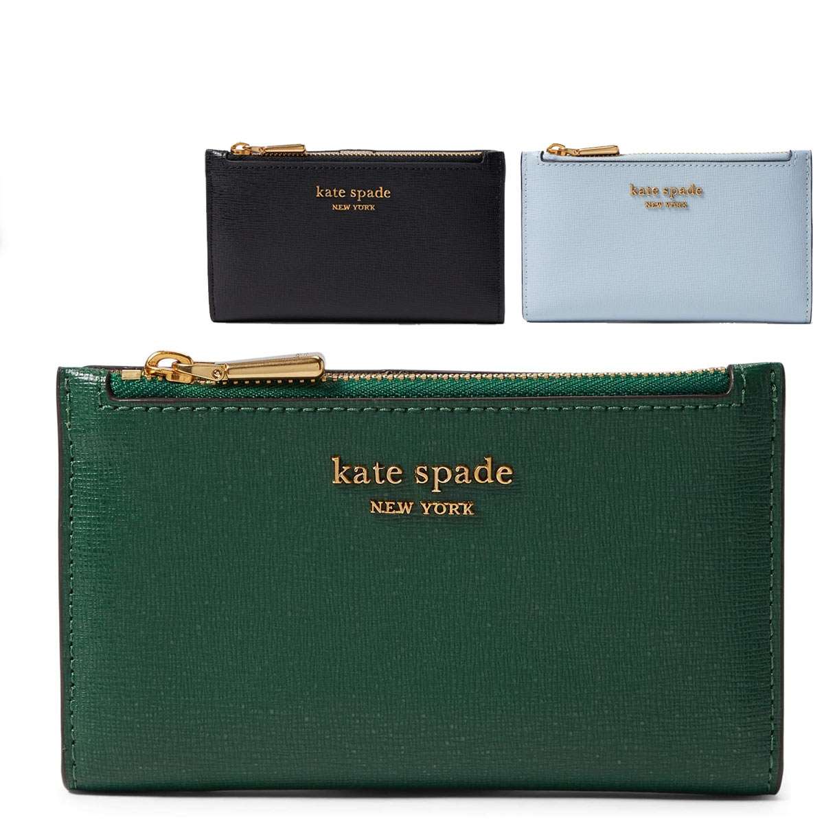 ケイトスペード 財布 二つ折り レディース ファスナー 小銭入れ オシャレ ブランド 新作 Kate Spade