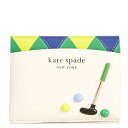 ケイトスペード カードケース レディース ゴルフ 大容量 二つ折り スリム カード入れ おしゃれ kate spade