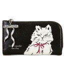 ケイトスペード 財布 二つ折り レディース 猫キャット ブランド 本革 ファスナー 小銭入れ Kate Spade New York(4)