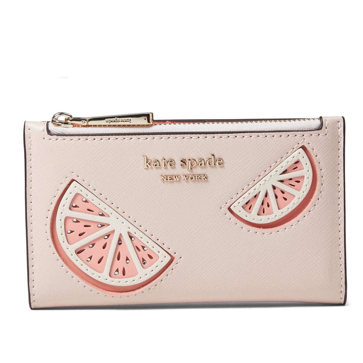 ケイトスペード 財布 二つ折り レディース ブランド 本革 ファスナー かわいい 薄い Kate Spade Tini ティニ