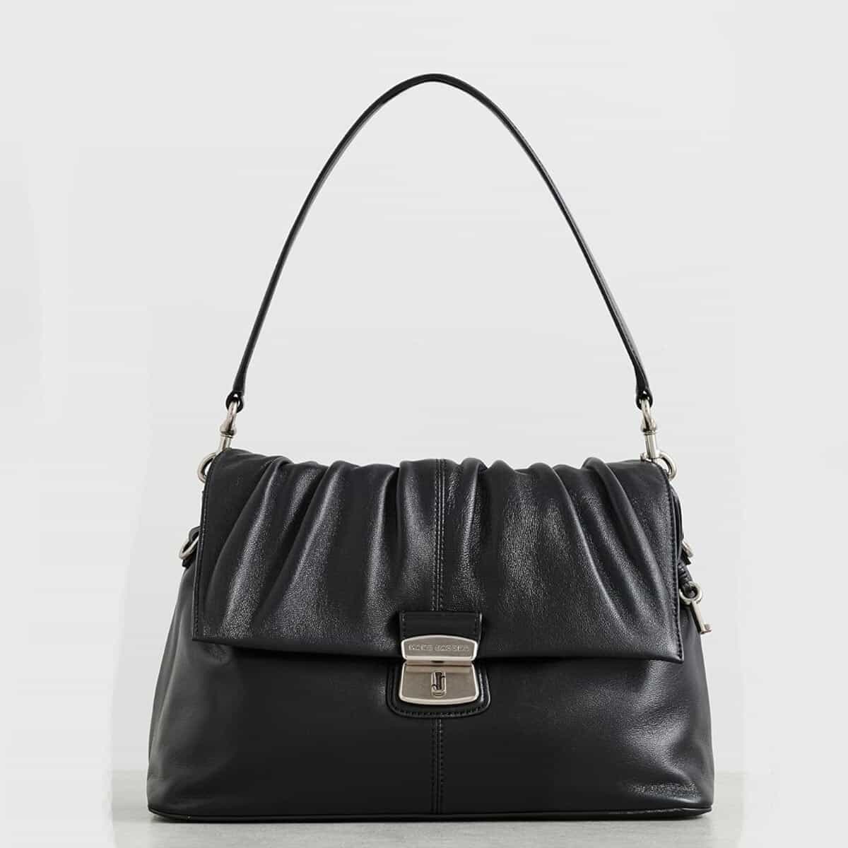 MARC JACOBS - マークジェイコブス ショルダーバッグ ハンドバッグ レディース ブランド 2way 大きめ 本革 黒 marc jacobs