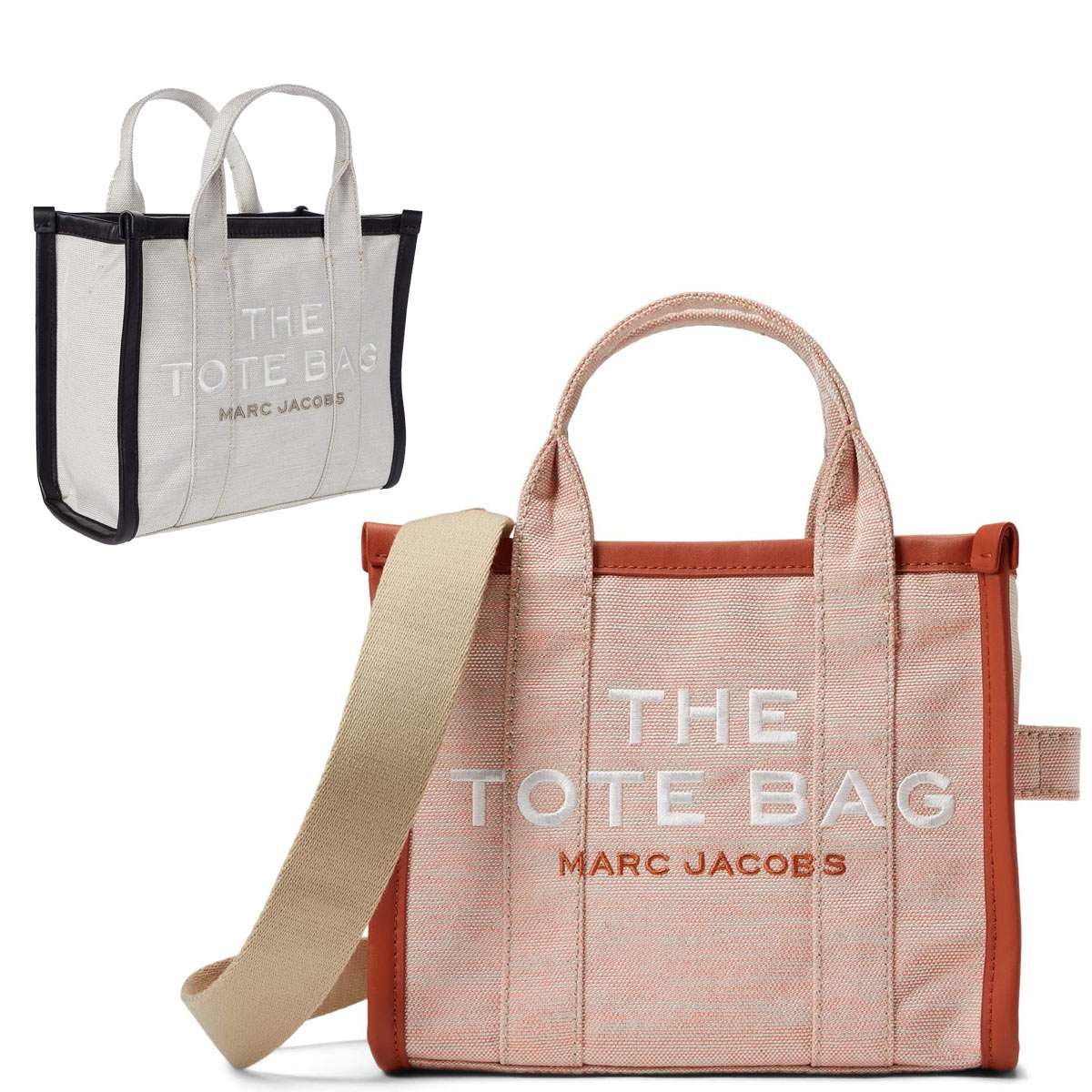 マークジェイコブス トートバッグ ミニ レディース ャンバス生地 ブランド 小さめ 肩掛け おしゃれ MARC JACOBS