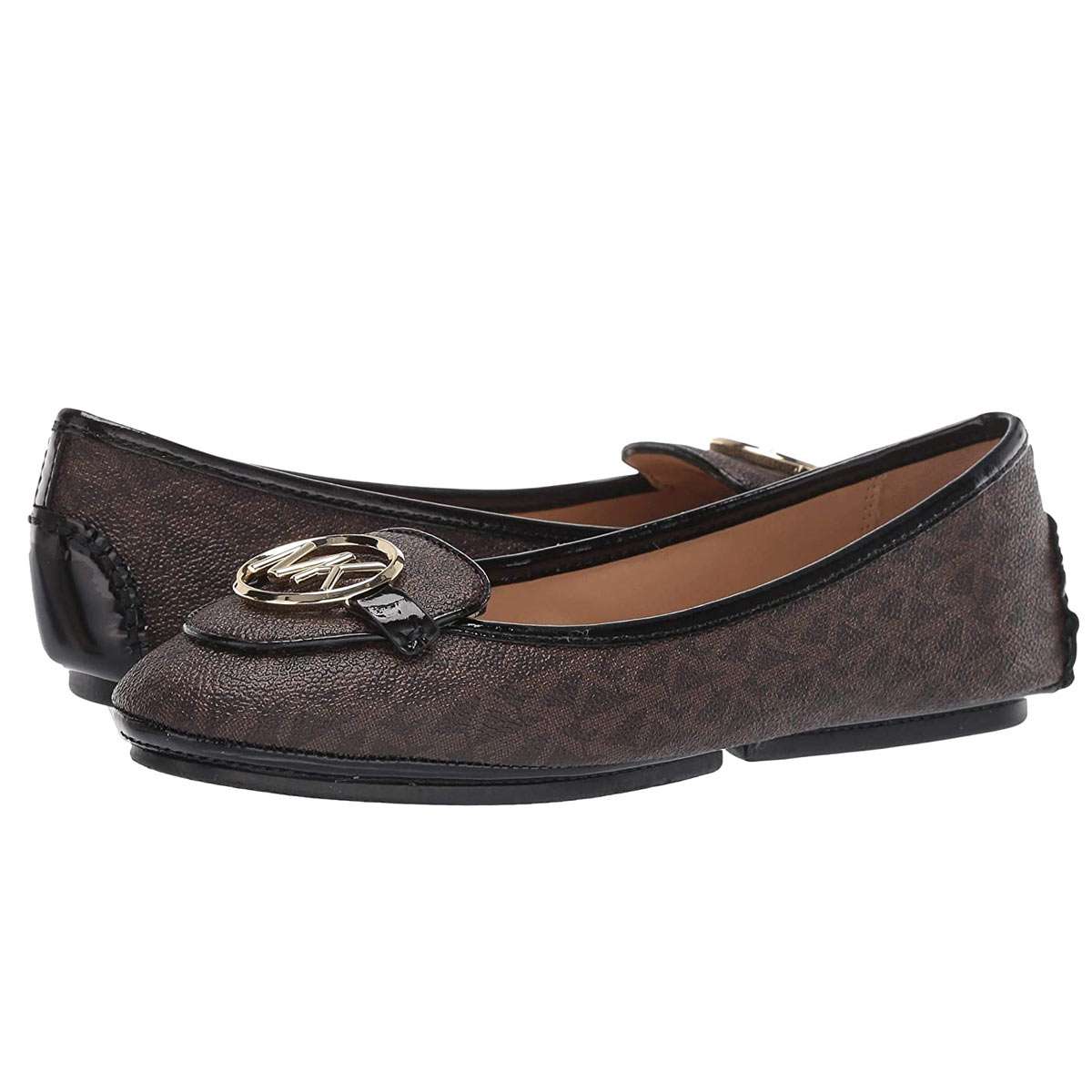 マイケルコース フラット パンプス ぺたんこ ローヒール 歩きやすい 幅広 疲れない 大きいサイズあり M..