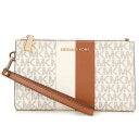 マイケルコース 財布 二つ折り ブランド スマホポーチ レディース 本革 ウォレット ストラップ Michael Kors