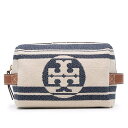 トリーバーチ トリーバーチ 化粧ポーチ コスメポーチ メイクポーチ ブランド 小物入れ 機能的 自立 かわいい Tory Burch