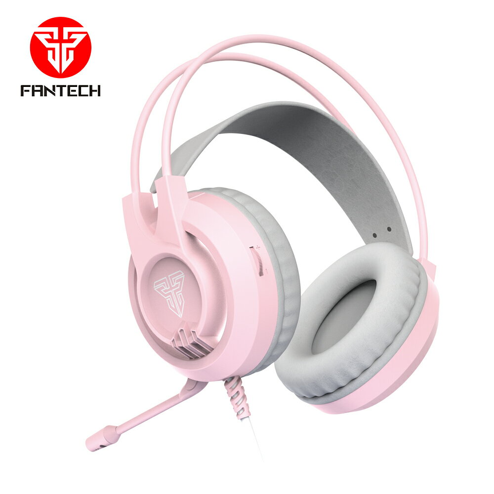 ゲーミングヘッドセット Fantech 桜 ピンク 有線 ヘッドセット 高音質 ヘッドホン 3.5mm usb 軽量 ゲーム用 LED ライト PS4 対応 ヘッドセット 優れた互換性 PC マイク付き FPS/Xbox One 対応