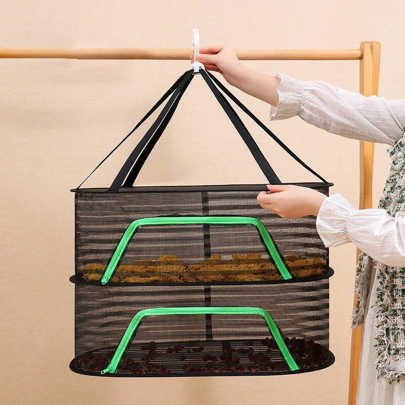 平干しネット 折り畳み ハンギングドライネット 干し網 物干しネット 1段/2段/3段/4段 野菜 干物 魚干..
