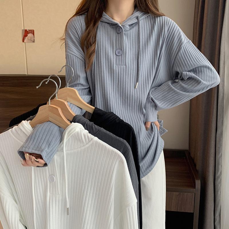 Rakuten - パーカー レディース トレー ウェット プルオーバー 大きいサイズ トップス 長袖 おしゃれ ファッション 冬服 春服 カジュアル 可愛い ストリート かっこいい ビックシルエット トップス